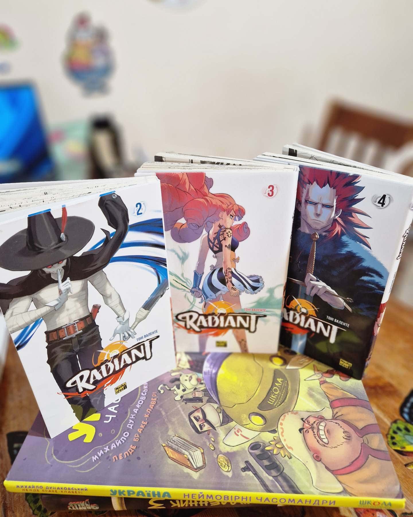 Радіант. Том 2, Радіант. Том 3, Радіант. Том 4-Тоні Валенте