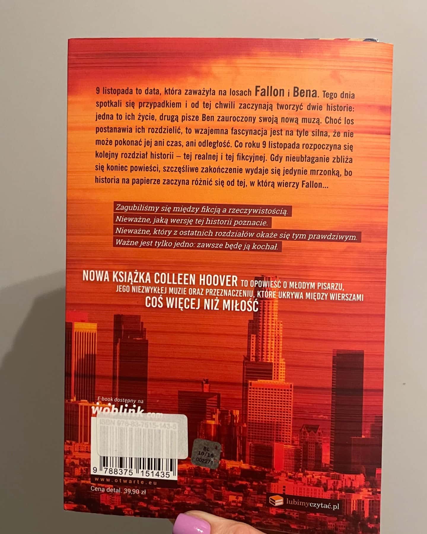 9 listopada-Colleen Hoover