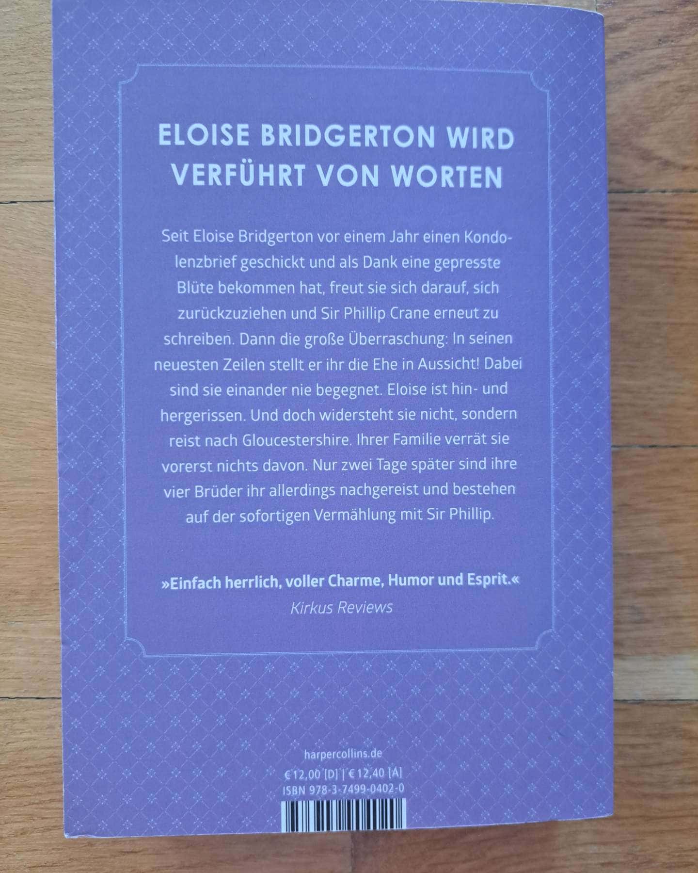 Bridgerton 5: In Liebe,Ihre Eloise-Julia Quinn