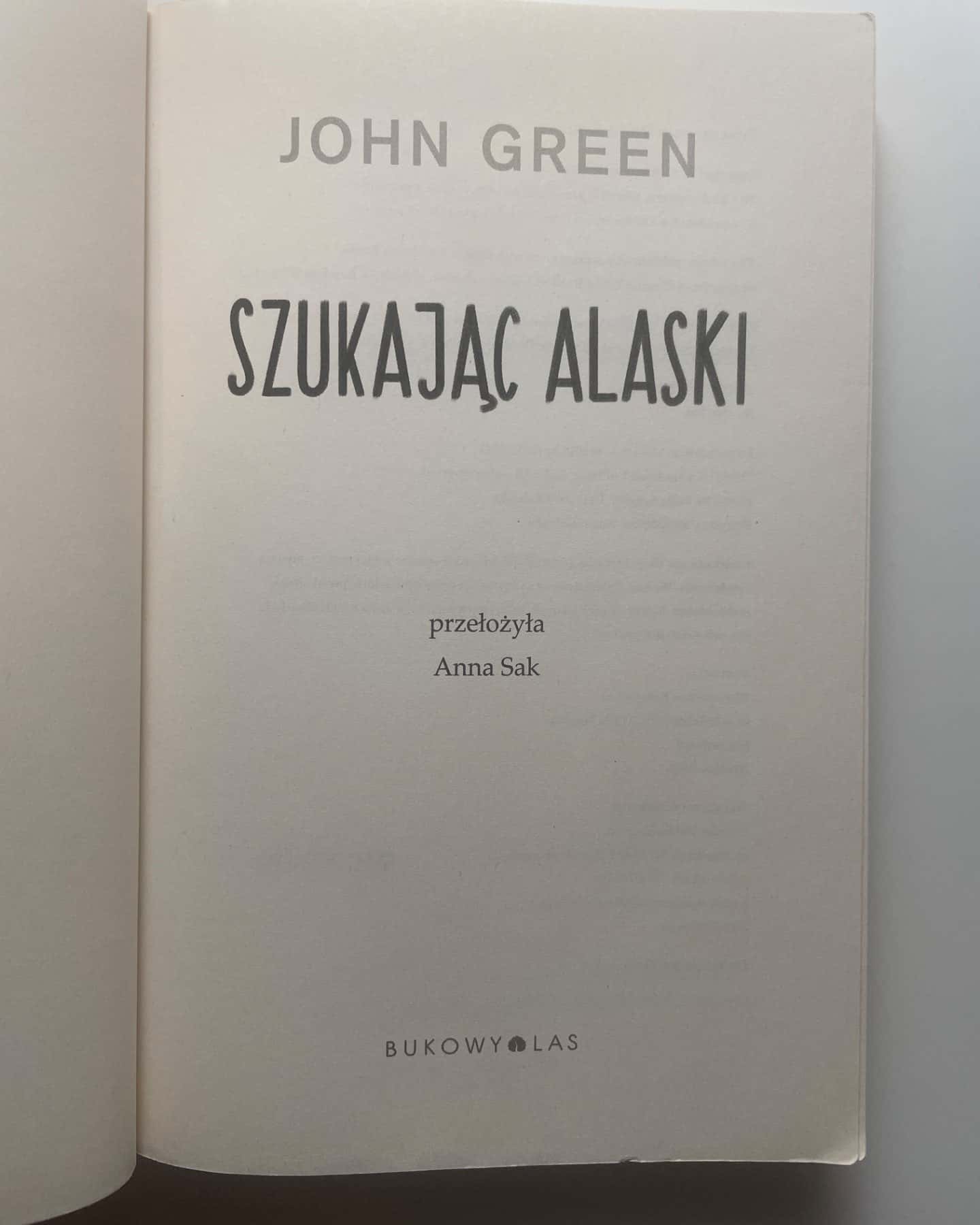 Szukając Alaski-John Green